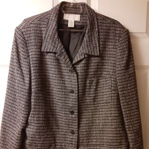 Norton Mcnaughton Plaid Blazer Size 16